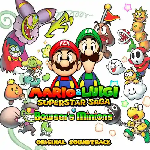 Mario & Luigi: Superstar Saga + Bowser’s Minions Original Soundtrack cover