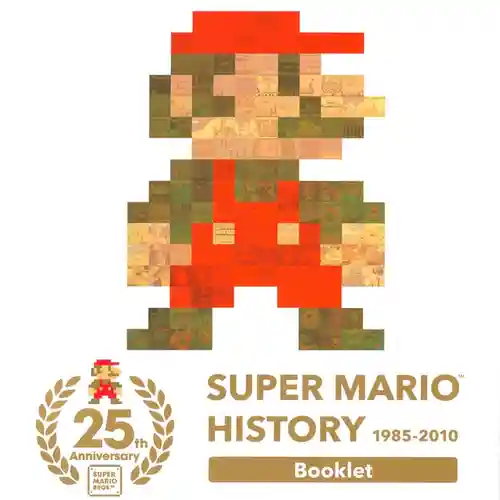 Super Mario History 1985-2010 Soundtrack CD cover